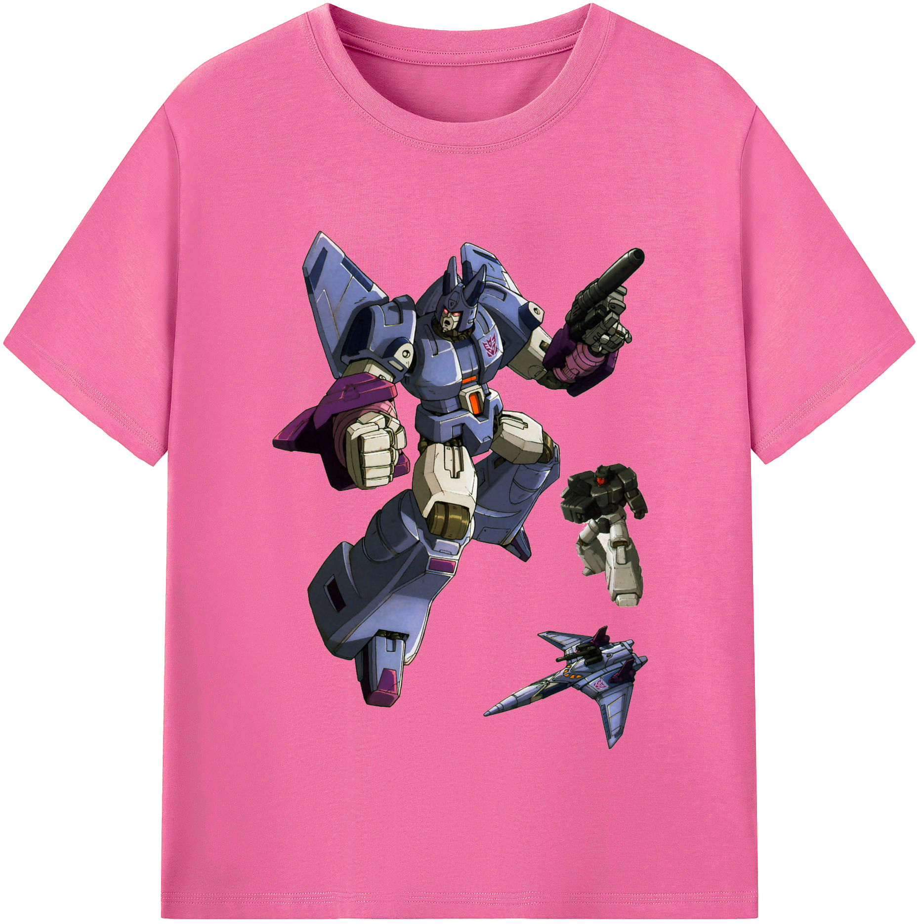 （画像用）  レディースカジュアルプリントTシャツ（綿100％）